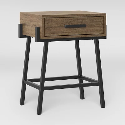 Corinna Angle Leg Side Table Wood - Threshold™ 4 Corinna Angle Leg Side Table Wood - Threshold™ - Image 2