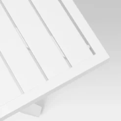 Seabury Steel 4 Person Square Patio Dining Table, Outdoor Furniture - White - Threshold™ -Living Room Furniture Store GUEST c9df465d 9a0c 42b3 b5e4 4d501c2d6dea