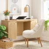 Arches Writing Desk With Storage Cabinets Natural - Threshold™ -Living Room Furniture Store GUEST cb0e5943 62d3 4415 a5e1 4cddfe65ed1e