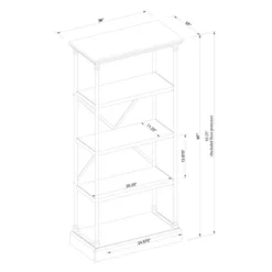 65" Conway Cast Iron Bookshelf Gray - Threshold™ 11 65" Conway Cast Iron Bookshelf Gray - Threshold™ -Living Room Furniture Store GUEST cff59df7 5d9c 42a0 8f0f 8fed32364e22