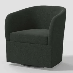 Rhea Swivel Chair In Linen - Threshold™ -Living Room Furniture Store GUEST d1713d20 e904 4ac7 a89e 40b9fb7ce26f