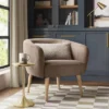 Barrel Open Back Accent Chair Velvet Camel - Threshold™ 2 Barrel Open Back Accent Chair Velvet Camel - Threshold™ -Living Room Furniture Store GUEST d36485be ef5a 4048 ba06 e4b86b84bea3