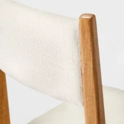 2pk Yalecrest Upholstered Seat And Back With Wood Frame Counter Height Barstools Cream/Natural - Threshold™ Designed With Studio McGee -Living Room Furniture Store GUEST d3ac8616 b552 4a5e 8b03 5c1856685f97