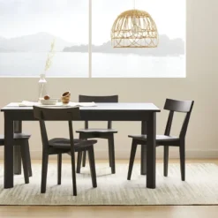 Bombelli Modern Extendable Dining Table Black - Threshold™ -Living Room Furniture Store GUEST d849b147 7847 4ae6 9e1d 818ca4a41883