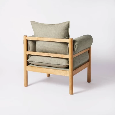 Arbon Wood Dowel Accent Chair With Cushion Arms - Threshold™ Designed With Studio McGee 5 Arbon Wood Dowel Accent Chair With Cushion Arms - Threshold™ Designed With Studio McGee - Image 3