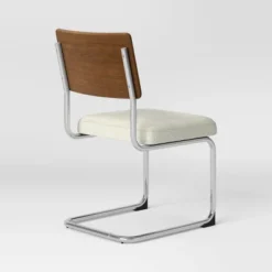 2pk Cecilton Chrome Cantilever Dining Chairs Cream Boucle - Threshold™ -Living Room Furniture Store GUEST da5167cd 3a46 4c0c a287 6bc5e486b905