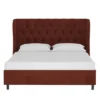 Wingback Platform Bed Velvet - Skyline Furniture -Living Room Furniture Store GUEST dbc99e2b e313 487b b4bd b359c1b50980