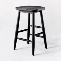 Haddonfield All Wood Backless Counter Height Barstool - Threshold™ Designed With Studio McGee -Living Room Furniture Store GUEST e02d56a8 64c7 4e97 b628 7ee251d5a11d