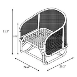 Rialto Woven Barrel Back Chair With Cushion - Threshold™ Designed With Studio McGee -Living Room Furniture Store GUEST e7a58e63 6ba0 4338 875a d6f5750dd233