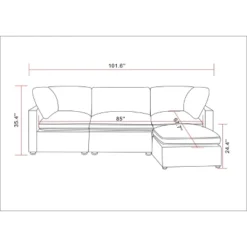 4pc Allandale Modular Sectional Sofa Set Gray - Threshold™ -Living Room Furniture Store GUEST e98f9434 244c 4a06 a88e b03b6016a2f1