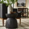 Grantsville Drum Accent Table Black - Threshold™ Designed With Studio McGee -Living Room Furniture Store GUEST edc153ae ed0a 45fd 929e 02767db20659