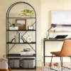 72" Glasgow Metal Arch Bookshelf Black - Threshold™ 2 72" Glasgow Metal Arch Bookshelf Black - Threshold™ -Living Room Furniture Store GUEST f2bccea0 311b 4518 9d3a 17a359449c07