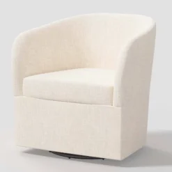Rhea Swivel Chair In Linen - Threshold™ -Living Room Furniture Store GUEST f50082cd f8a3 4a9b a827 28be80222cee
