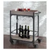 Franklin Bar Cart And Wine Rack Weathered Gray - Threshold™ -Living Room Furniture Store GUEST f56f95ed 7805 4e5d b69d 257b823aaa93