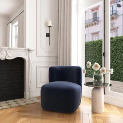 Neko Swivel Chair In Luxe Velvet - Threshold™ -Living Room Furniture Store GUEST f64e651e 4b15 4042 ae83 2f3db6e8813f