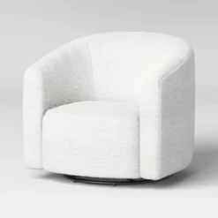 Aveline Large Scale Faux Shearling Swivel Chair - Threshold™ -Living Room Furniture Store GUEST fa191b6c 6ad6 4408 8c49 27d741d21140