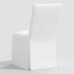 Samy Skirted Slipcover Dining Chair Twill White - Threshold™ -Living Room Furniture Store GUEST fc284e5f 3d25 4ea3 bd44 ca349bd81099