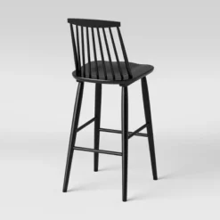 Harwich High Back Windsor Barstool Black - Threshold™ -Living Room Furniture Store GUEST fce15d49 3701 4c7f 9111 5c3e5a177a44
