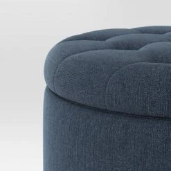 Tufted Round Storage Ottoman - Threshold™ -Living Room Furniture Store GUEST fe54b841 fb70 4c44 b0a1 3b168a4ddf00